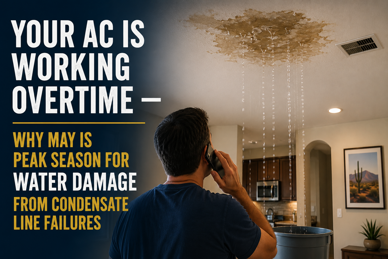 Your AC Is Working Overtime and why May Is Peak Season for Water Damage ...